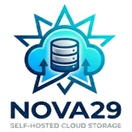 Nova29 self-hosted cloud storage logo